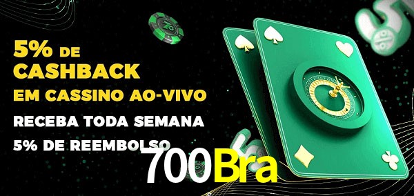 Promoções do cassino ao Vivo 700Bra